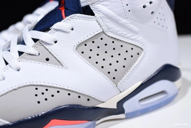HYPE 384664-104 Infrared White Jordan 6 Air 23-Neutral Retro Tinker Grey-Sail 0812